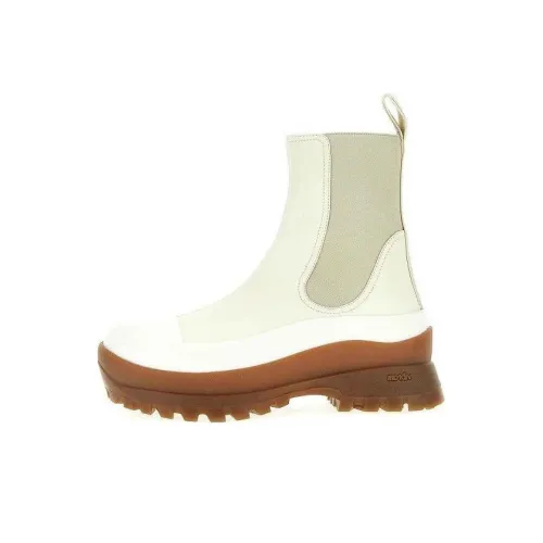 Stella McCartney Короткий Челси Женские Бежевый