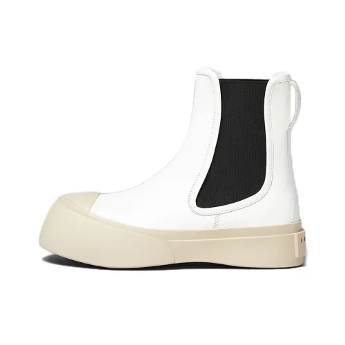 MARNI Короткий Челси Женские Белый Черный