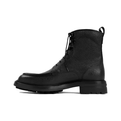 BRIONI Короткий Мартин Boot Мужской Черный