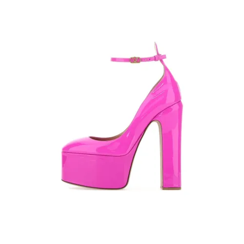 Valentino Грубый каблук Высокие каблуки 15 см Женские Розовый