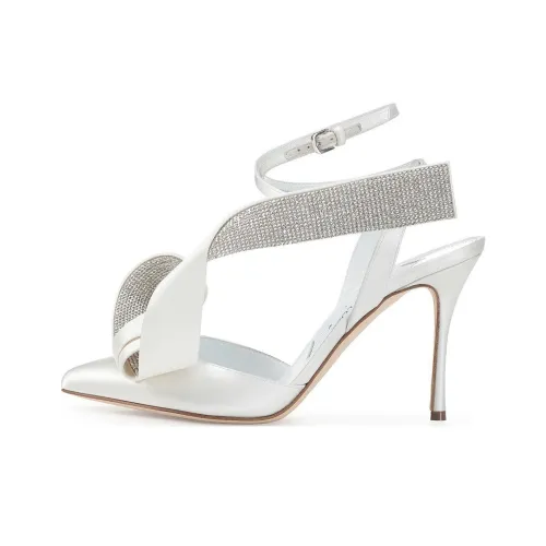 Регион x SERGIO ROSSI Узкий каблук Высокие каблуки 8,9 см Женские Белые