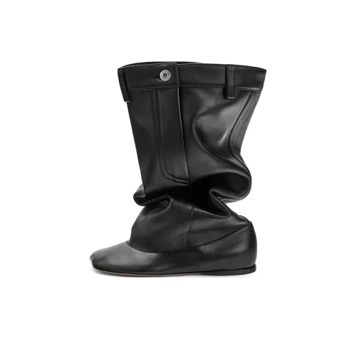 LOEWE Совместное издание Toy Колено Высокие сапоги Черный мужской
