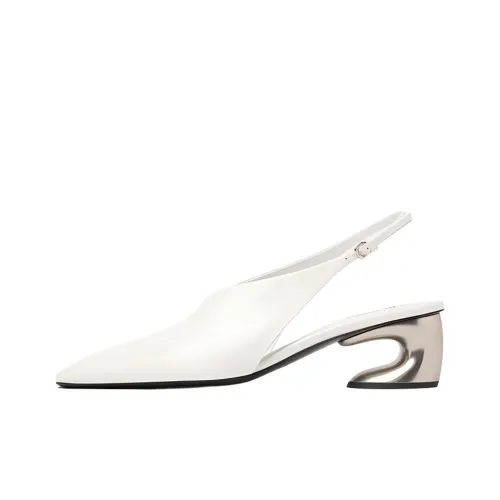 JIL SANDER Высокие каблуки Белый Женские