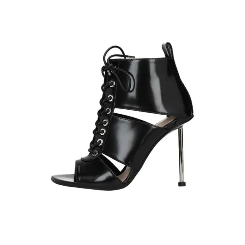 Alexander McQueen One Ремень Сандалии Женские Черные