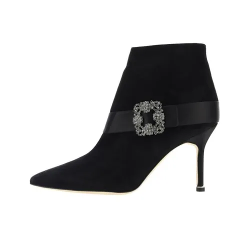 MANOLO BLAHNIK Ботильоны Женские Черные