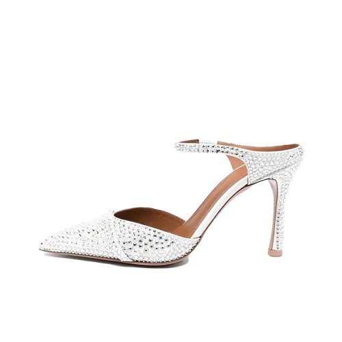 Malone Souliers Узкий каблук Высокие каблуки 9 см Женские Серебряные