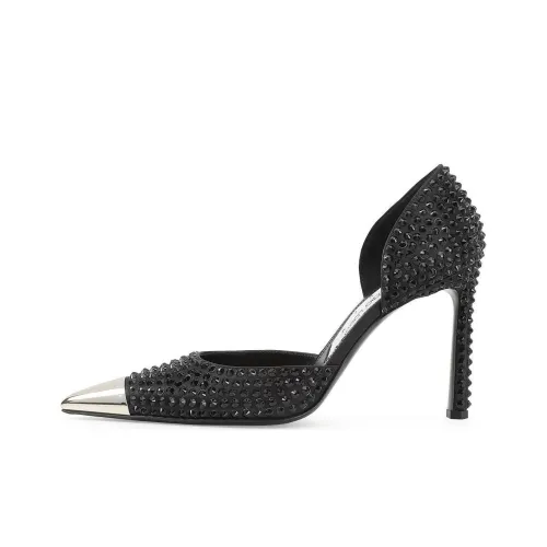 SERGIO ROSSI Узкий каблук Высокие каблуки 8 см Женские Черный