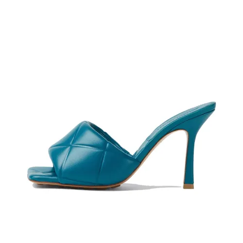 Bottega Veneta Lido Узкий каблук Высокие каблуки 9 см Женские Утино-зеленый