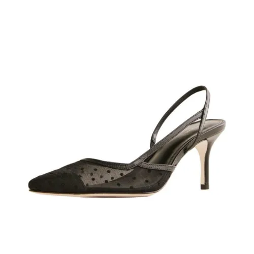 Reformation Whitnee Узкий каблук Высокие каблуки 7,5 см Женские Черный