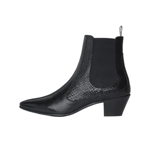 CELINE Hector Короткий Челси 6 см Мужской Черный