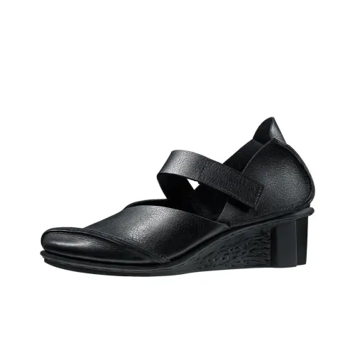 Trippen Cast Клин-каблук Высокие каблуки Женские Черный