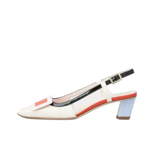 Roger Vivier Belle Vivier Высокие каблуки Белый Женские