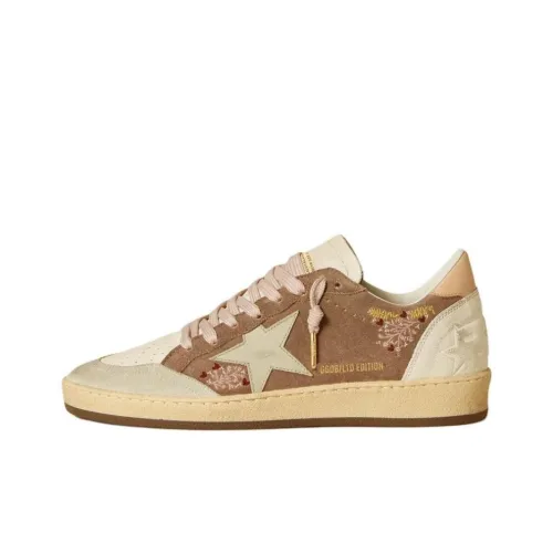 Golden Goose Ball Star Low Топ Скейтборд Кроссовки Женские Коричневый