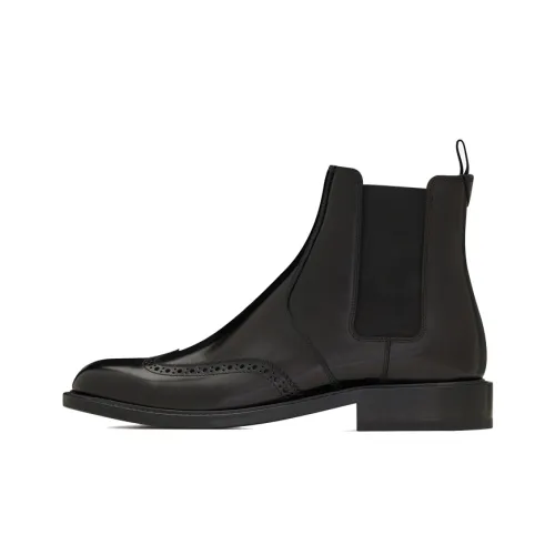 SAINT LAURENT Army Ankle Длина Челси Мужской Черный