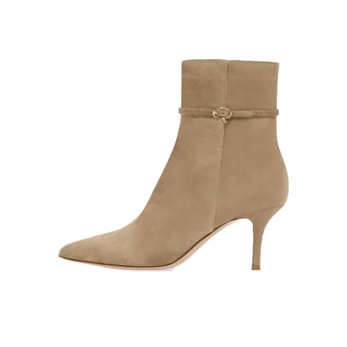 GIANVITO ROSSI Ботильоны 7 см Женские Коричневые