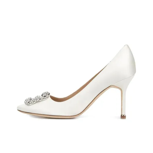 MANOLO BLAHNIK Hangisi Высокие каблуки Белый Женские