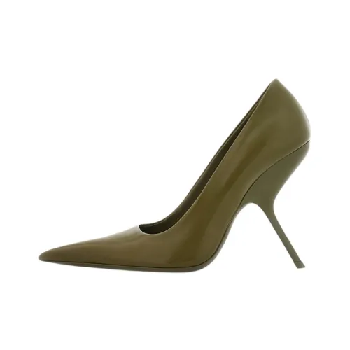 Ferragamo Высокие каблуки Оливково-зеленый Женские