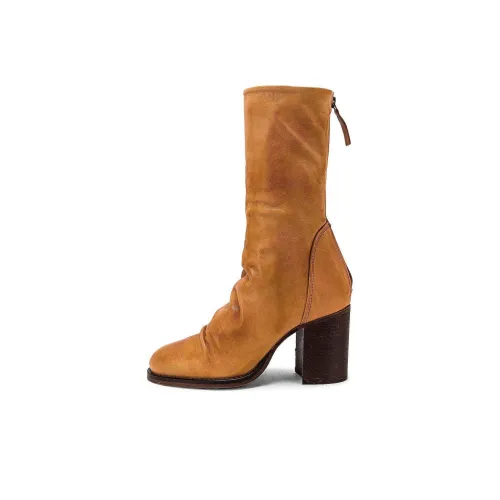 FREE PEOPLE Ботильоны 7,5 см Женские Коричневые