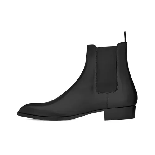 SAINT LAURENT Wyatt Ankle Длина (размер в длину) Челси Мужской Черный
