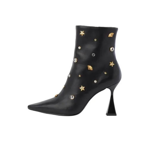 Ботильоны Karl Lagerfeld 9 см Женские Черные