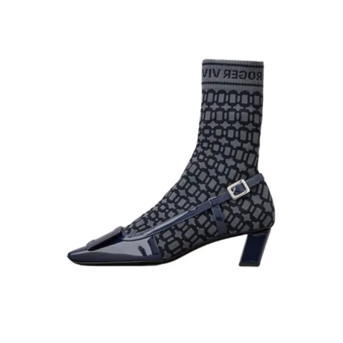 Roger Vivier Belle Vivier Ботильоны Синие Женские