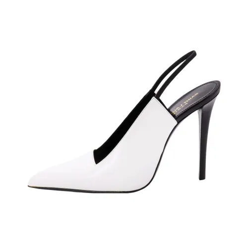 SAINT LAURENT Высокие каблуки Белый Женские