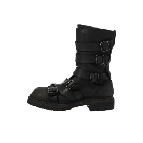 GUIDI x Yohji Yamamoto Carf Ботильоны Мужские Черные