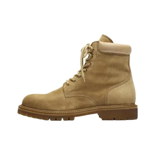 Officine Creative Boss 002 Ботильоны 3 см Мужской Светло-коричневый