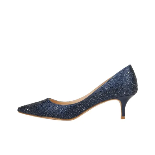 Badgley Mischka Frenchie Узкий каблук Высокие каблуки 5 см Женские Синий