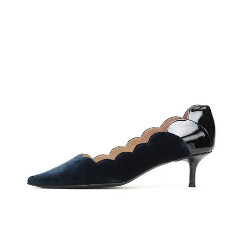 Chloe Lauren Низкий каблук Высокий каблук Женский Синий Черный