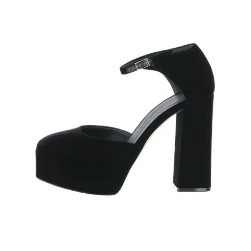 Giuseppe Zanotti GZ BEBE Грубый каблук Высокие каблуки Женские Черный