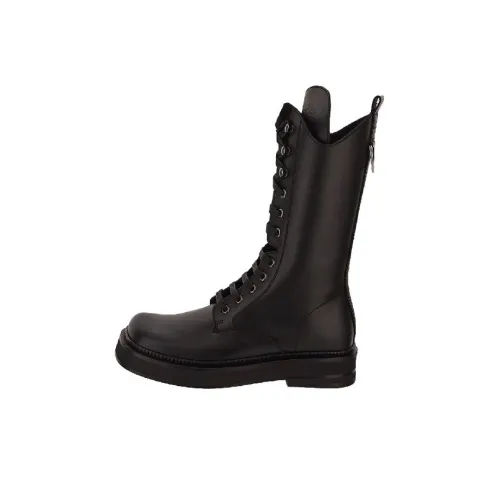 The Attico Колено Высокая Ботинка Martin Женская Черная