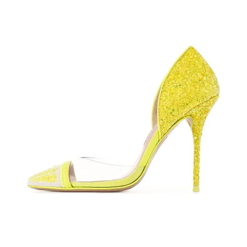 SOPHIA WEBSTER Узкий каблук Высокие каблуки 10 см Женские Желтый