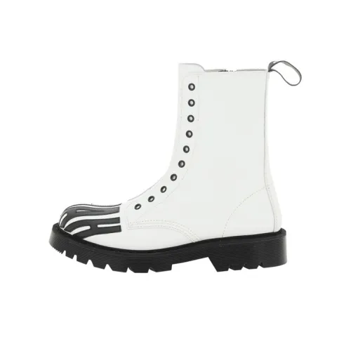 Vetements VTMNTS Fuck Off Короткий Мартин Boot Мужской Белый