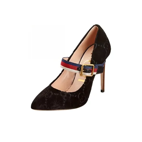 GUCCI Узкий каблук Высокие каблуки 8 см Женские Черный