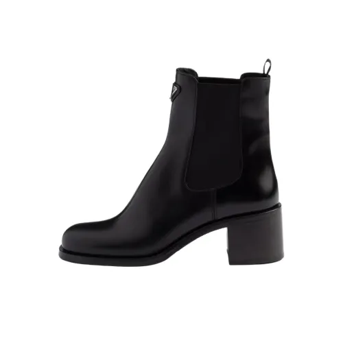 PRADA Короткий Челси 5,5 см Женский Черный