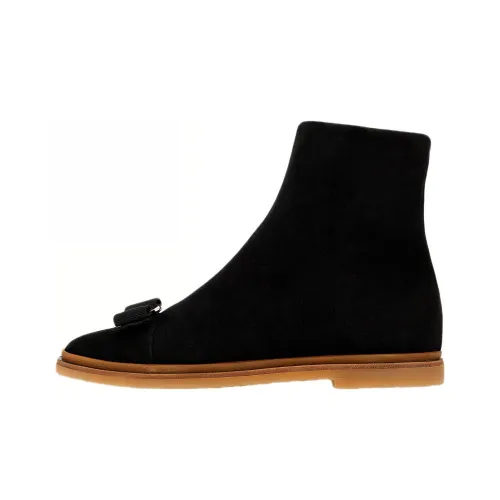 FERRAGAMO Varina Модные ботильоны женские черные