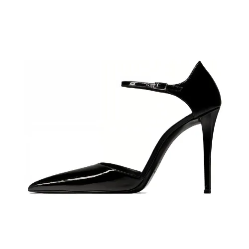 SAINT LAURENT Высокие каблуки Черные Женские
