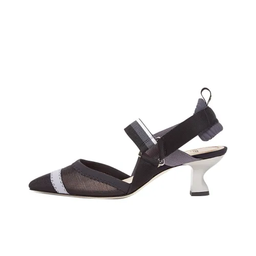 FENDI Colibri Высокие каблуки Женские Черный