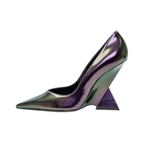 The Attico Нестандартный каблук Высокие каблуки 5 см Женские Фиолетовый