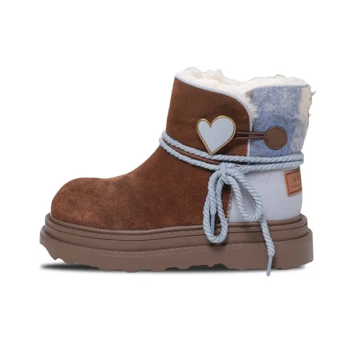 EYGPAP Мятный шоколад коллекция сноубутсы женские