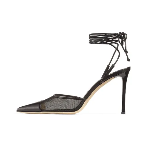 Jimmy Choo Farley 95 Узкий каблук Высокие каблуки Женские Черный