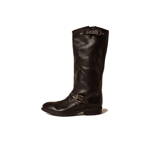 Golden Goose Biker Knee High Boots Женские Черные