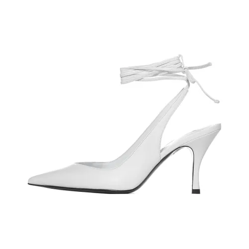 The Attico Venus Узкий каблук Высокие каблуки 8,5 см Женские Белые