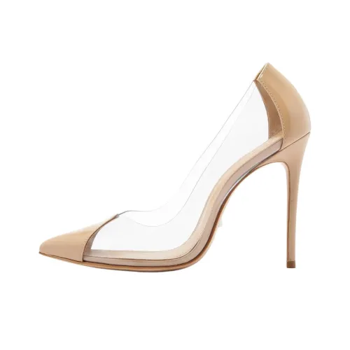 Schutz Cendi Узкий каблук Высокие каблуки 11 см Женские Бежевый