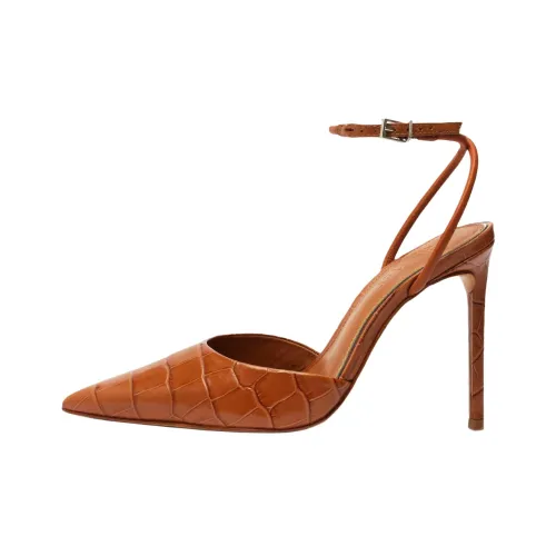 Schutz Deby Узкий каблук Высокие каблуки 10 см Женские Коричневый