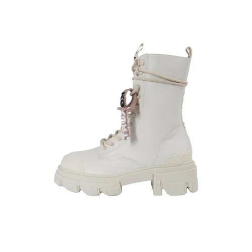 Kurt Geiger London Trekker Мартин Ботинок 8 см Женские Белые