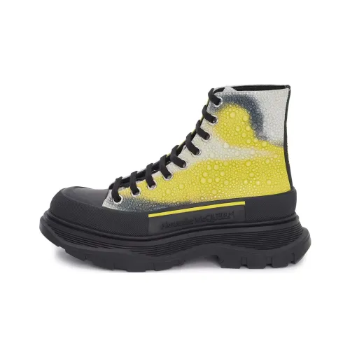 Alexander McQueen Tread Slick ботинки Martin High Топ Женские