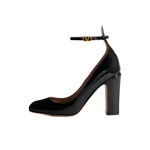 Valentino Garavani Грубый каблук Высокие каблуки 10 см Женские Черный
