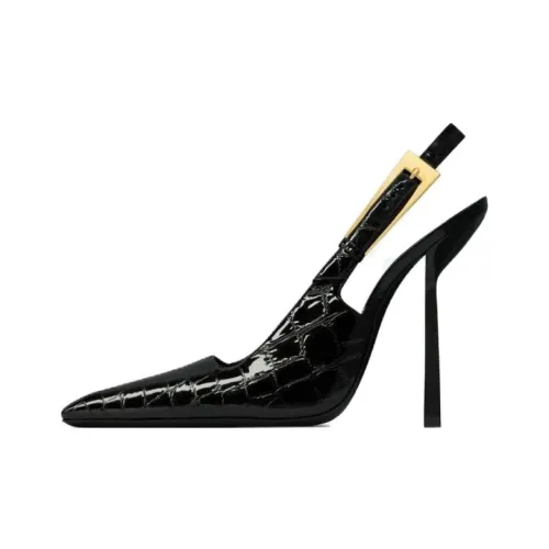 SAINT LAURENT Высокие каблуки Черные Женские